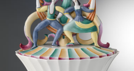 gio-ponti-scatola-con-coperchio-il-balletto-o-omaggio-agli-snob CERAMICA DEL '900 | con Raffaella Ausenda