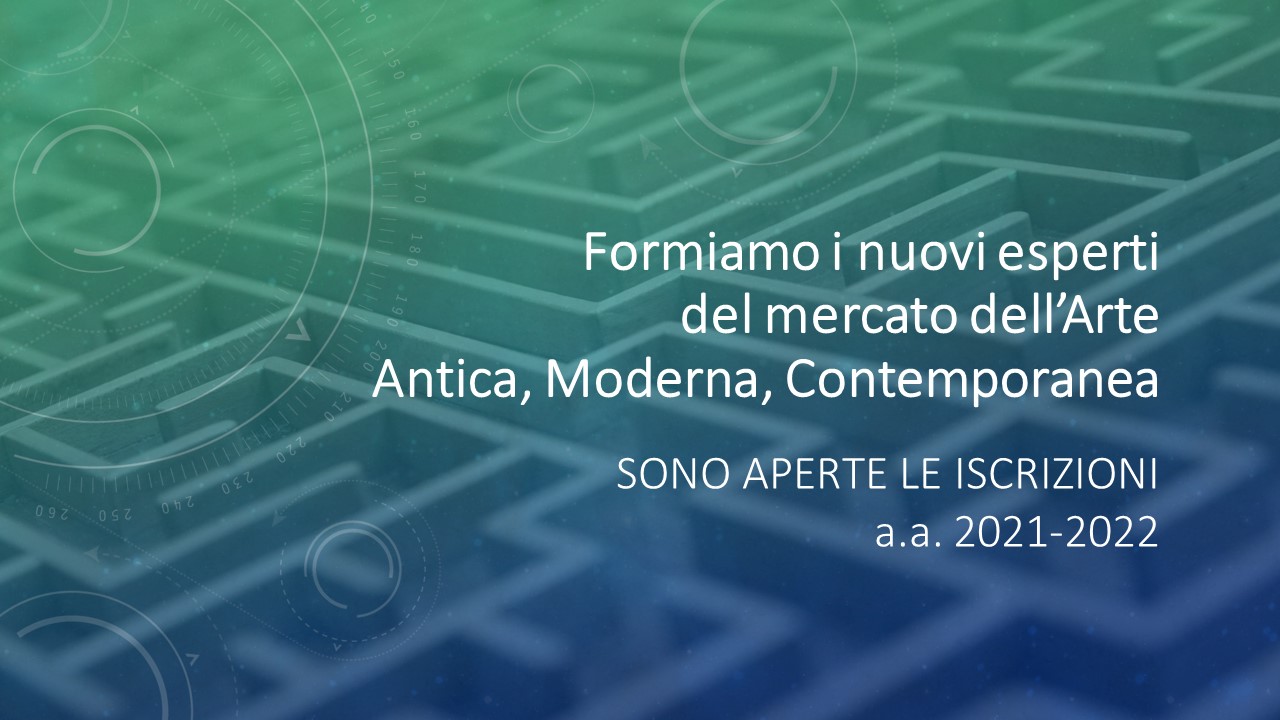 FORMIAMO I NUOVI ESPERTI DEL MERCATO DELL'ARTE