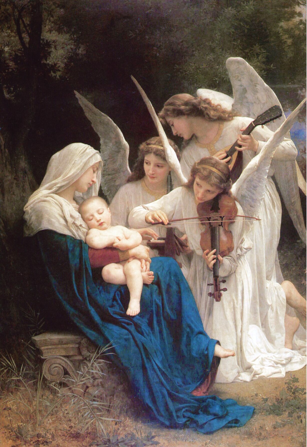 William-Adolphe Bouguereau, La Vergine e gli angeli, 1881